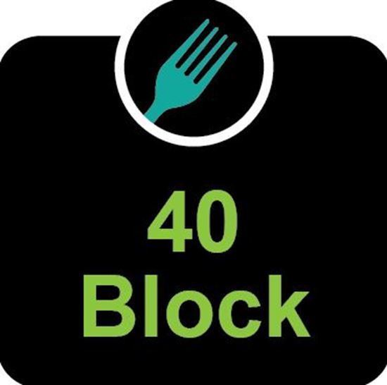 40 block